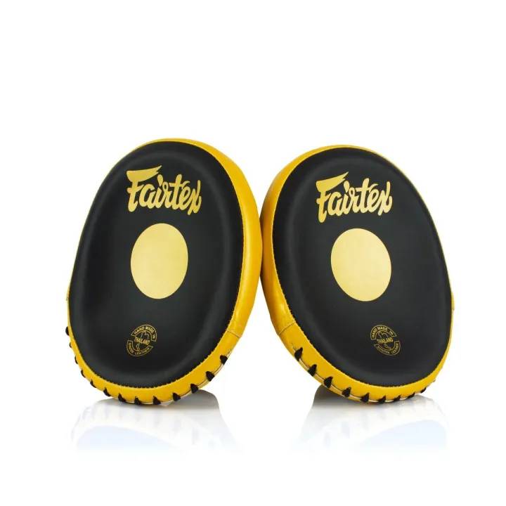 Fairtex Speed & Accuracy Focus Mitts - Black/Gold UK