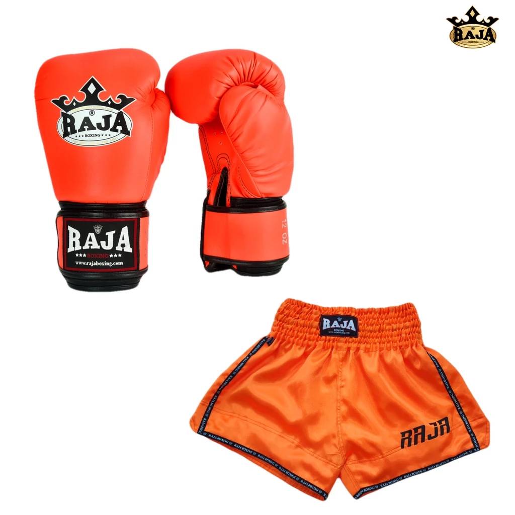 Raja Gloves - Classic Series Short Combo Orange