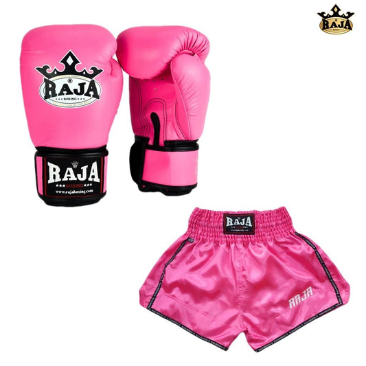 Raja Gloves - Classic Series Short Combo Pink