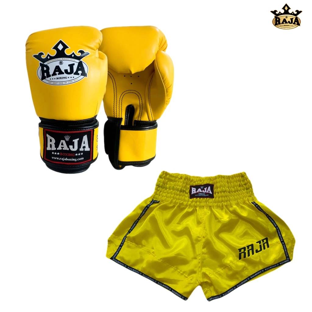 Raja Gloves - Classic Series Short Combo Yellow
