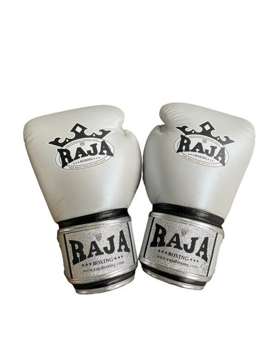 Raja Gloves - Authentic Leather Silver