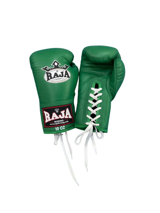 Raja Gloves - Leather Lace up Green O.G