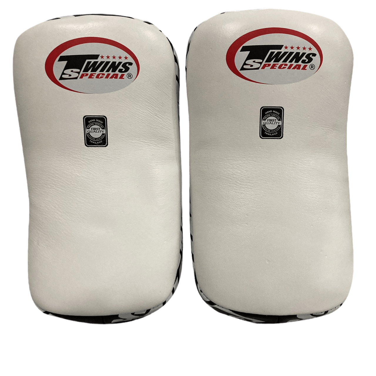 Twins Special Thai Pads KPL10 White /Black - KICKPUNCHELBOW