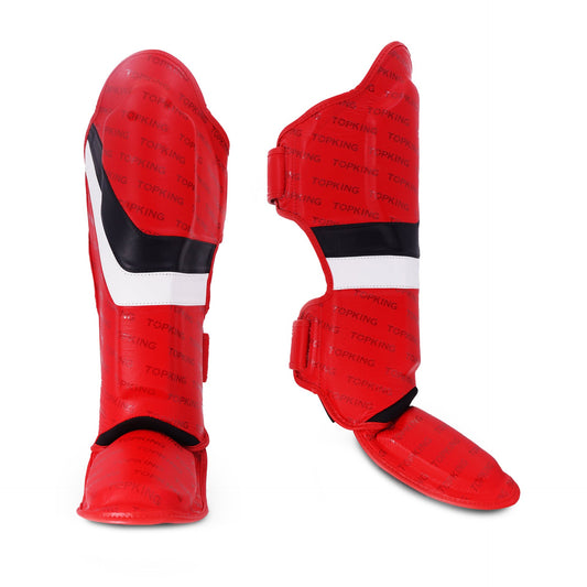 Top King Shin Guards Innovation Red