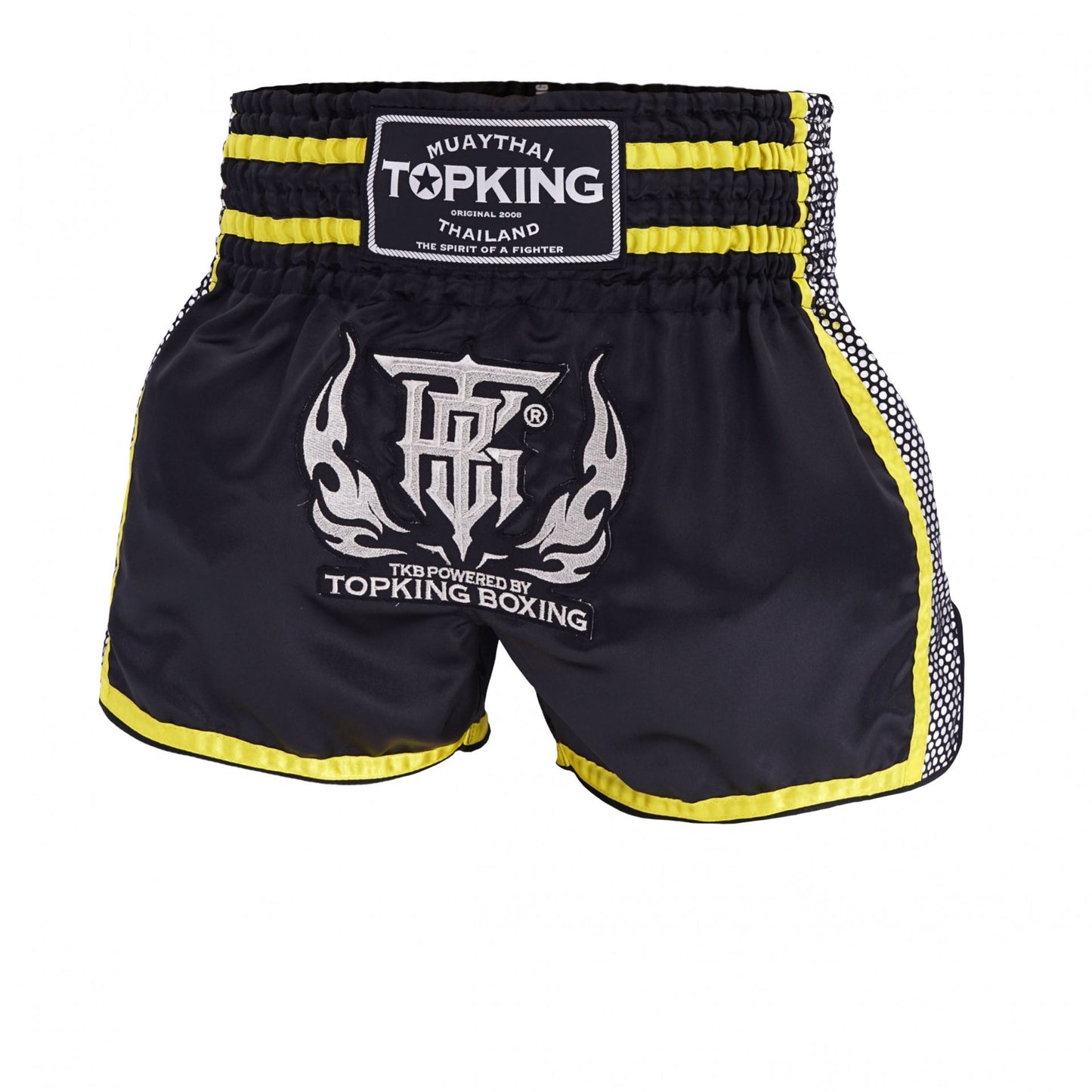 Top King Shorts Big Logo Black Yellow