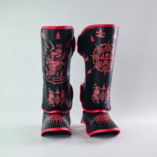 Raja Shin Guards Sakyan Black