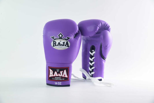 Raja Gloves - Leather Lace up Purple O.G