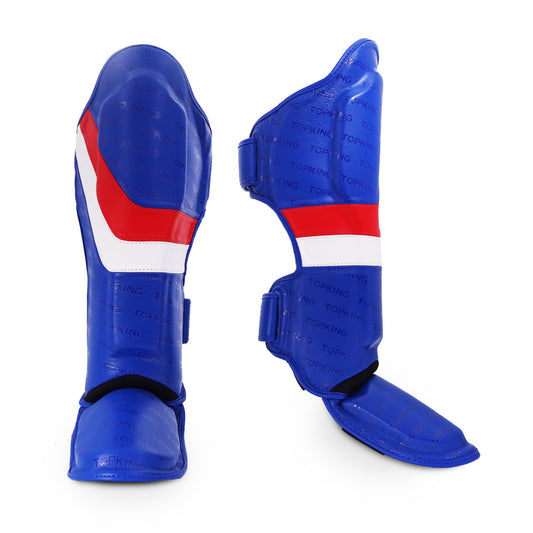 Top King Shin Guards Innovation Blue