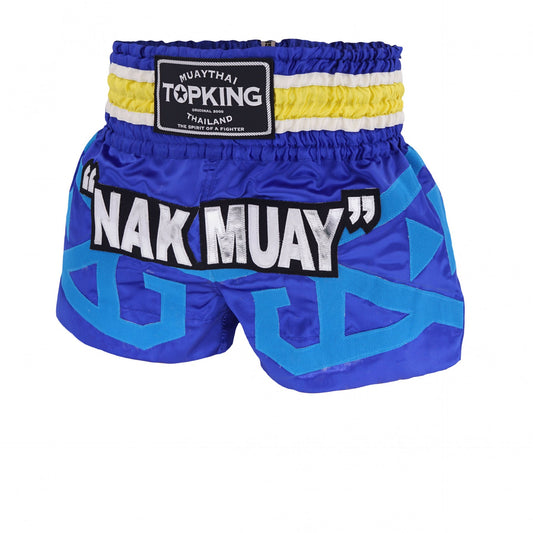 Top King Shorts Nak Muay Blue - KICKPUNCHELBOW