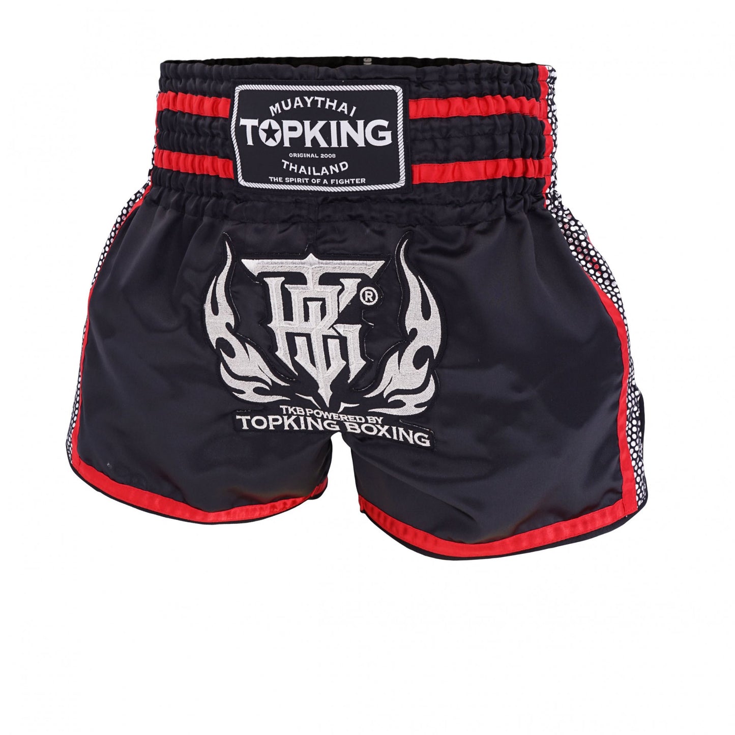 Top King Shorts Big Logo Black Red