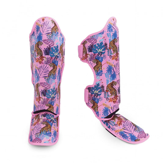 Top King Shin Guards Wild Tiger  Pink