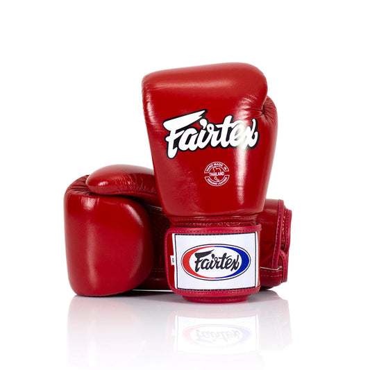 Fairtex Kids Muay Thai Universal Tight-Fit Gloves - Red