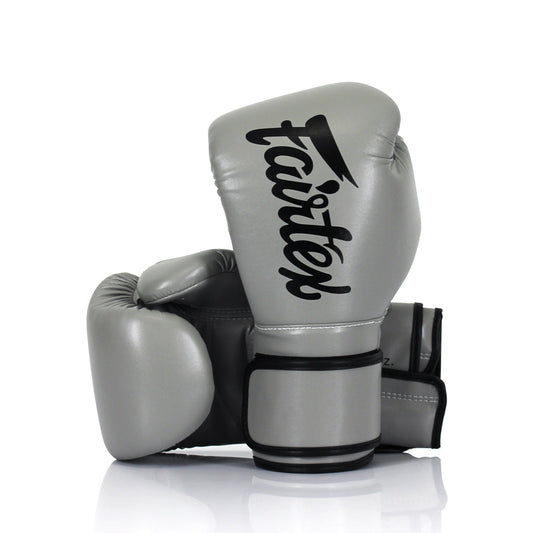 Fairtex Kids Muay Thai Microfiber Gloves  - Gray