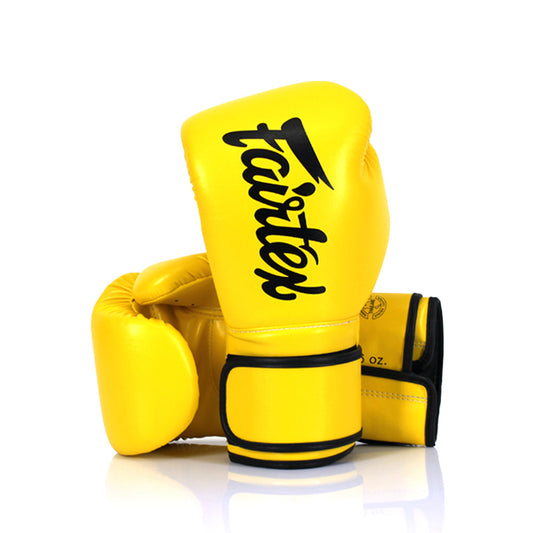 Fairtex Kids Muay Thai Microfiber Gloves  - Yellow