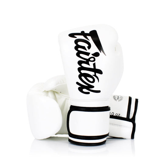 Fairtex Kids Muay Thai Microfiber Gloves  - White