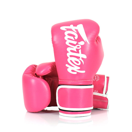 Fairtex Kids Muay Thai Microfiber Gloves  - Light Pink