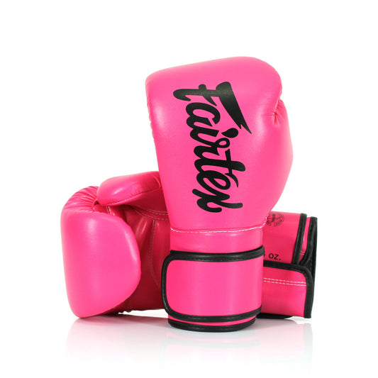 Fairtex Kids Muay Thai Microfiber Gloves  - Dark Pink