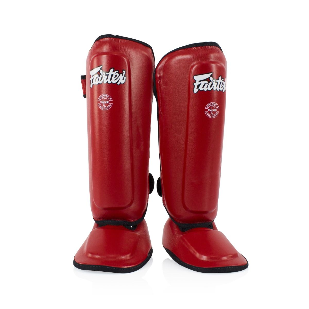 Fairtex Kids Muay Thai Shin Guards - Red - KICKPUNCHELBOW