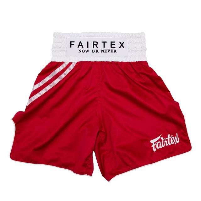 Fairtex Boxing Shorts - BT2008 Classic Red - KICKPUNCHELBOW