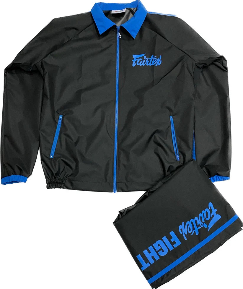 Fairtex Sauna Suit VS4 Black Blue