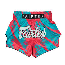 Fairtex Muay Thai Shorts - Street King Green/Purple - KICKPUNCHELBOW