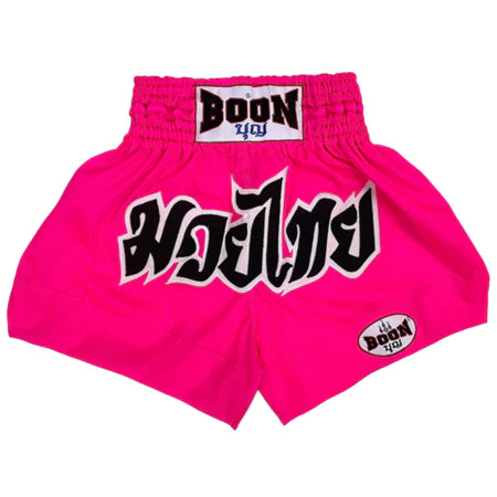 Boon Muay Thai Shorts Classic Fit Hot Pink