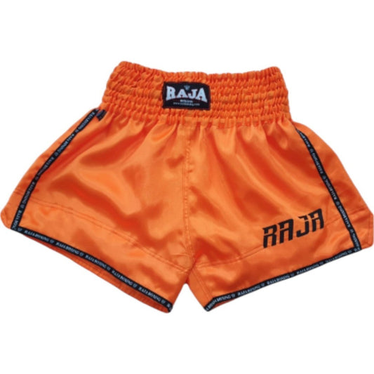 Raja Muay Thai Shorts - Orange Logo