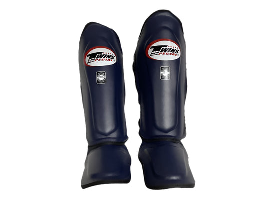 Twins Special Shin Guards SGL10 Navy - KICKPUNCHELBOW